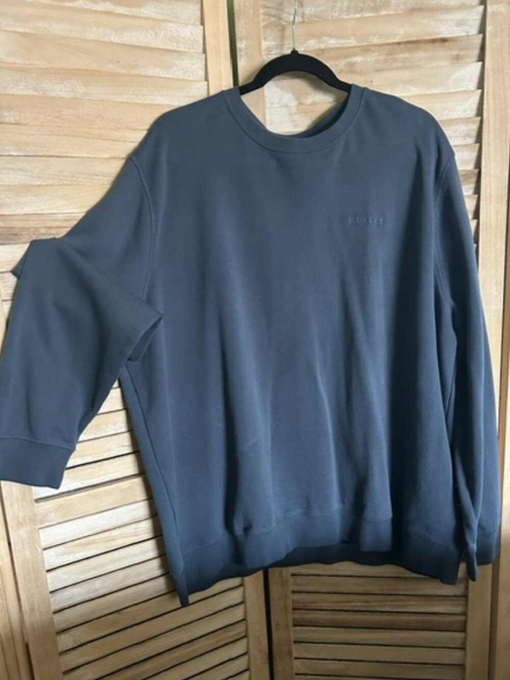 Hurley Men’s Slate Blue Cotton Sweatshirt XXL